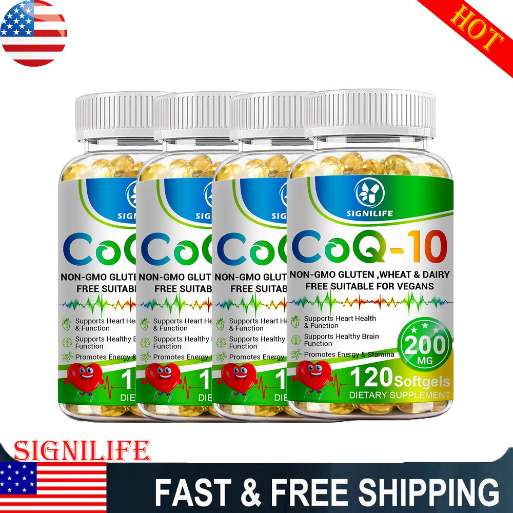 CoQ10 Coenzyme Q10 300mg 120 Capsules Heart Support NON GMO-