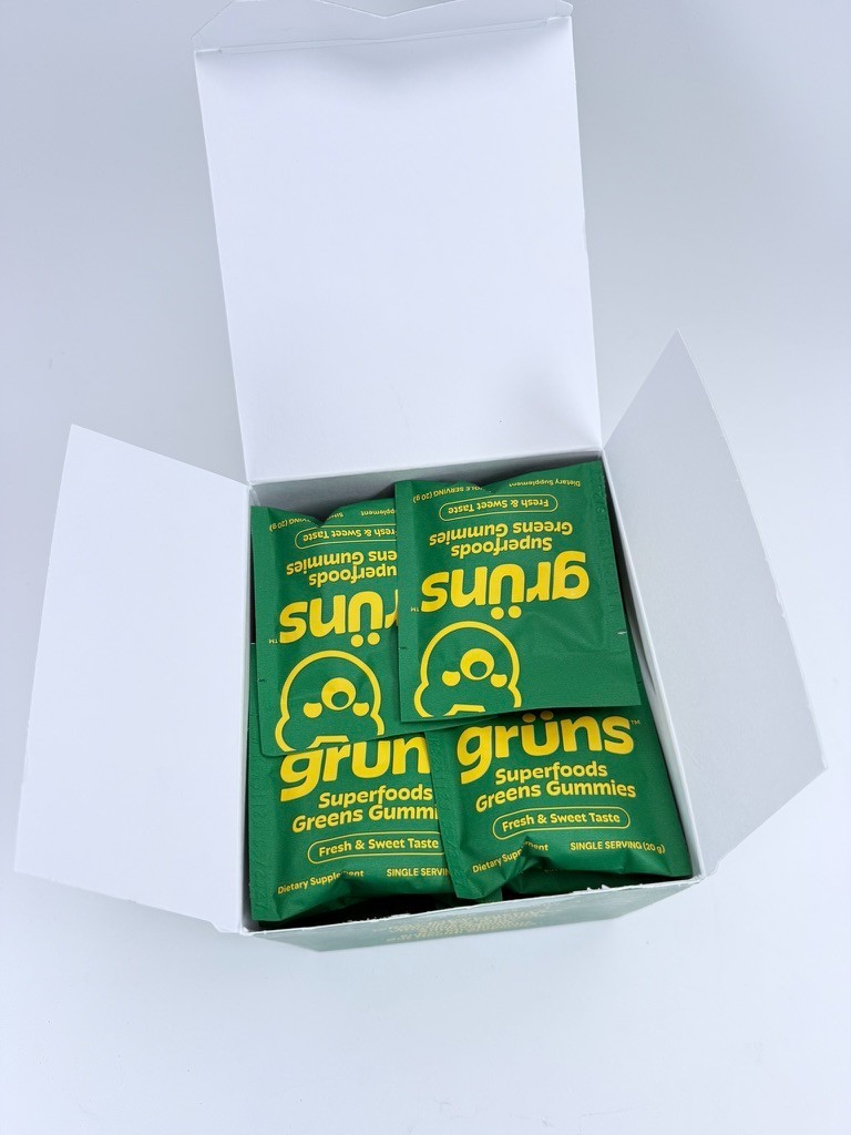 Gruns Superfoods Greens Gummies 35 Daily Packs Best By 05/2027+