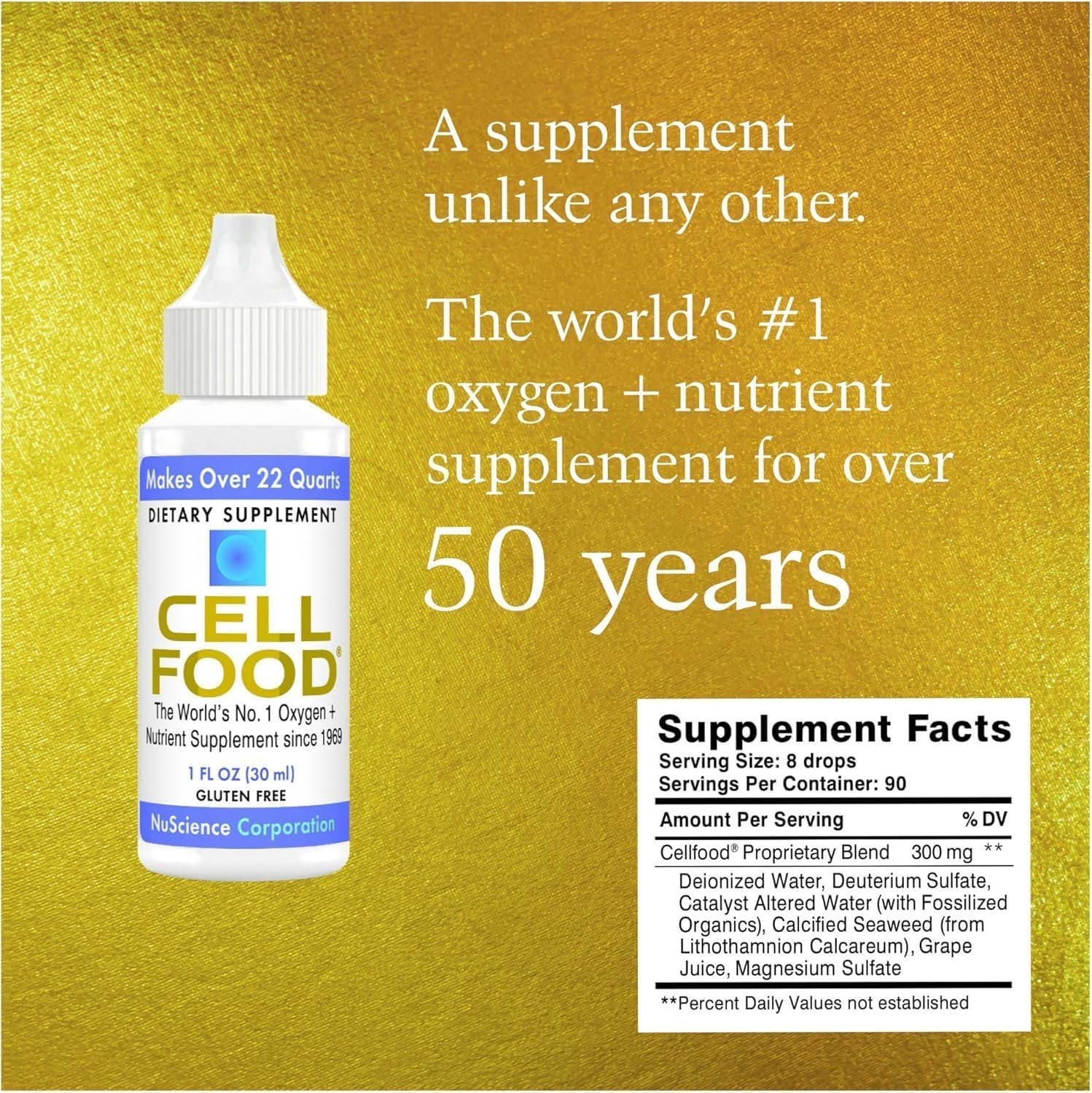 CELLFOOD Original Oxygen Boost Liquid Oxygen Drops 1 FL OZ (3 PACK)