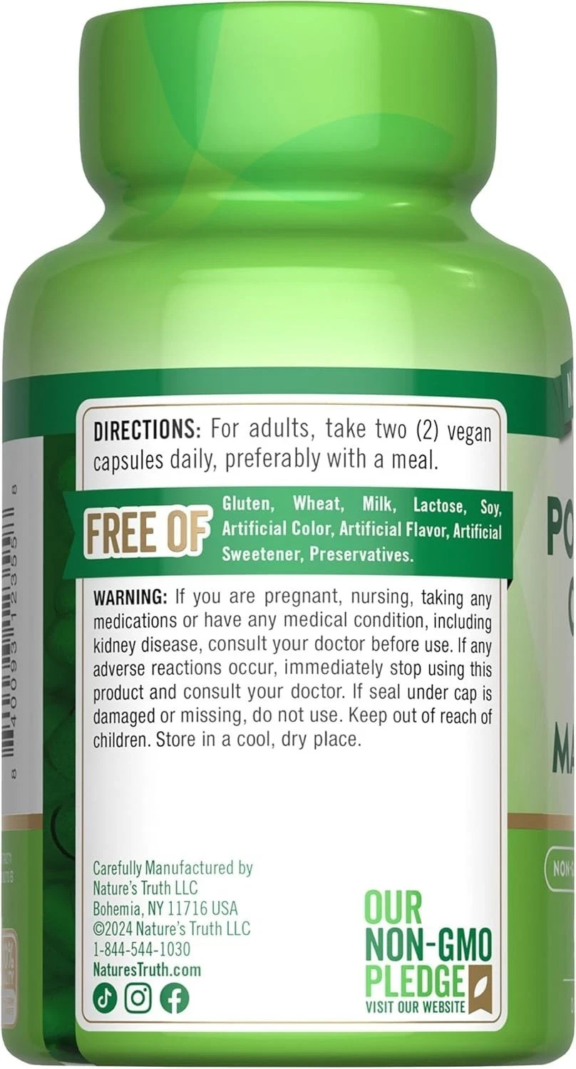 Nature’s Truth Potassium Citrate + Magnesium Supplement 90ct, Exp 02/2028
