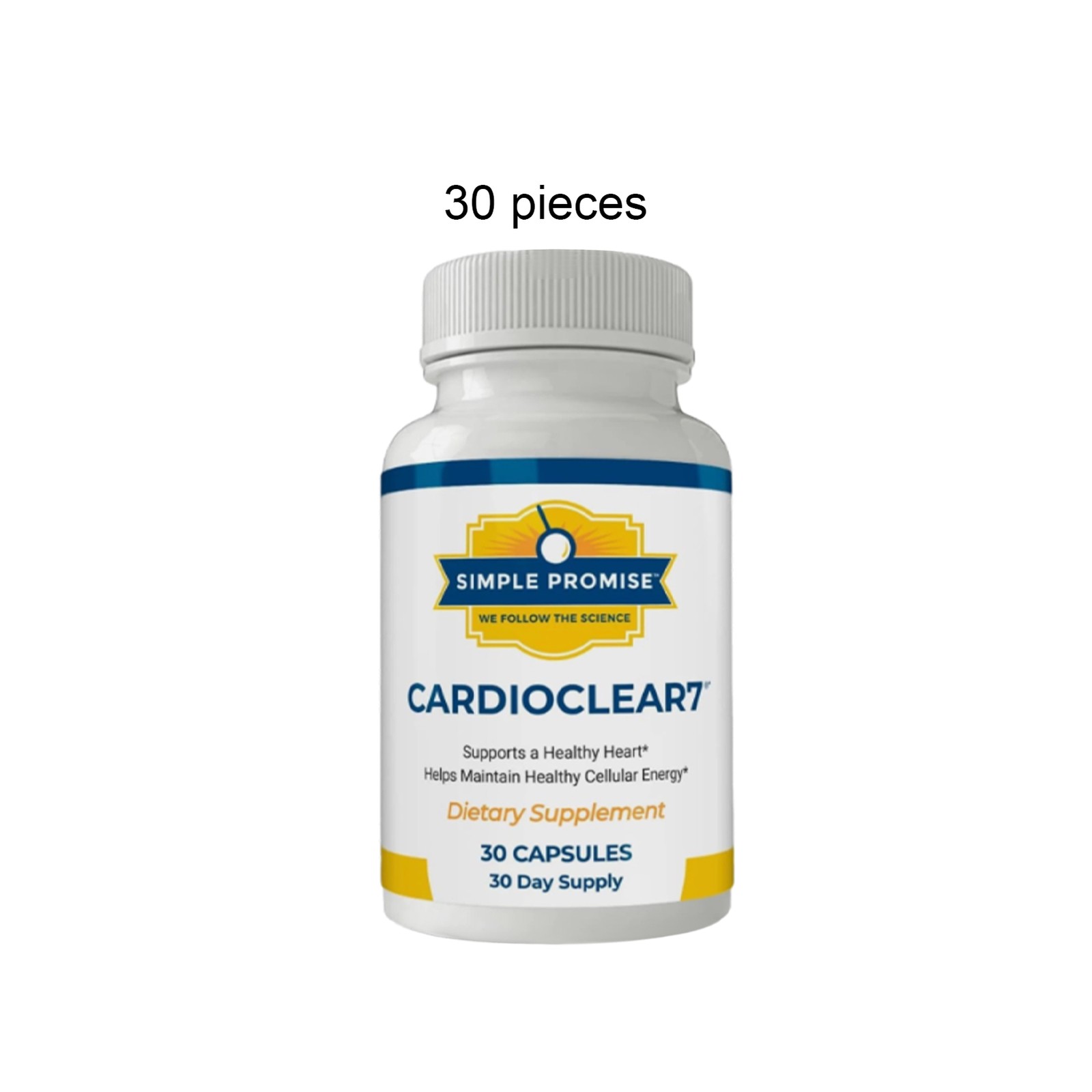 Daily CardioClear7 Heart Health , Circulation And Cellular Energy Support * 1 –