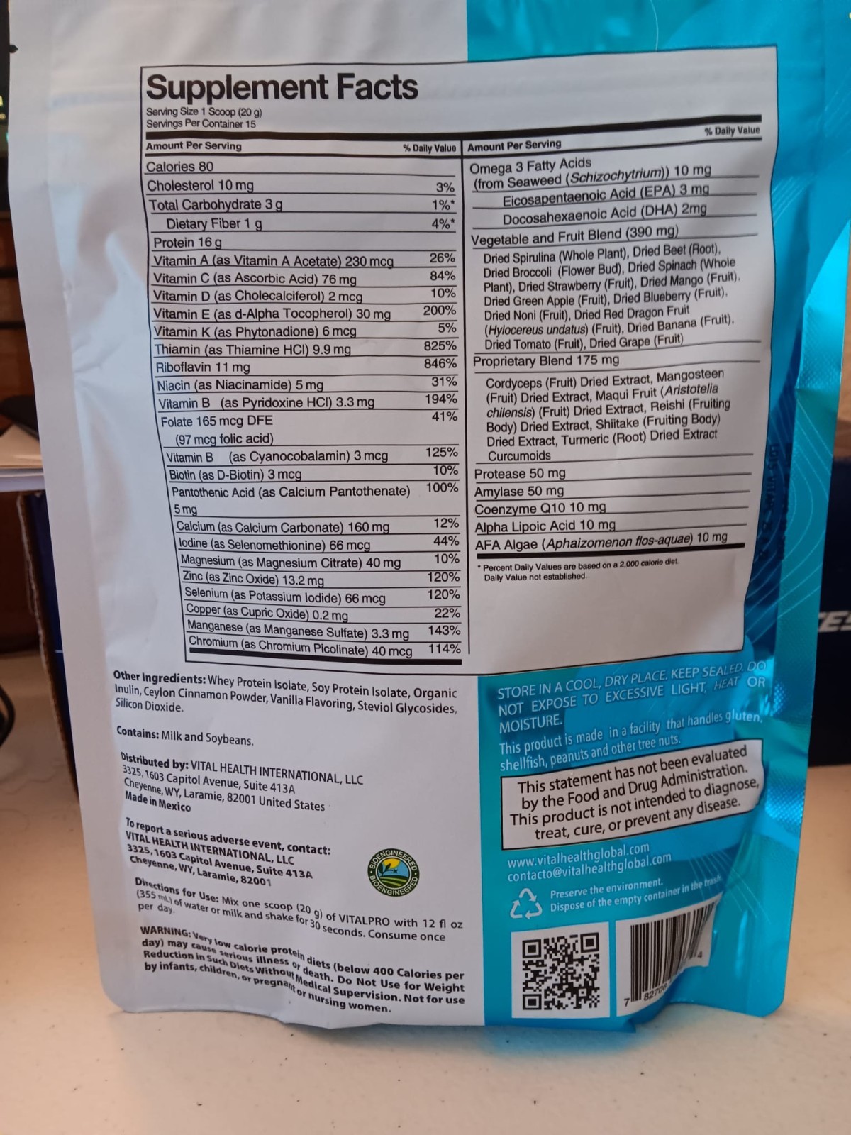 VitalHealth V-VITALPRO 10.6 oz – New / Sealed! Vital Health! Exp 6/2028