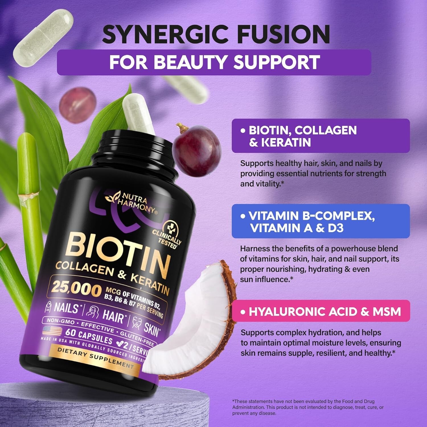 Biotin + Collagen – – Radiant Skin Anti-aging Softgelsules 60 – Softgelsules.