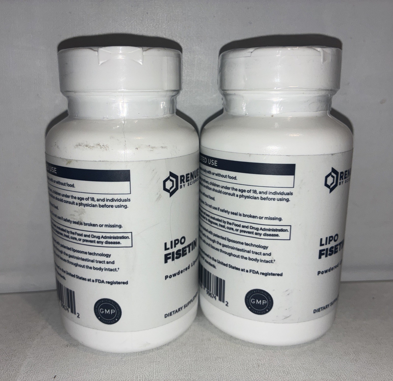 Lot Of 2-New Renue By Science Fisetin | 90 Caps/ Sealed