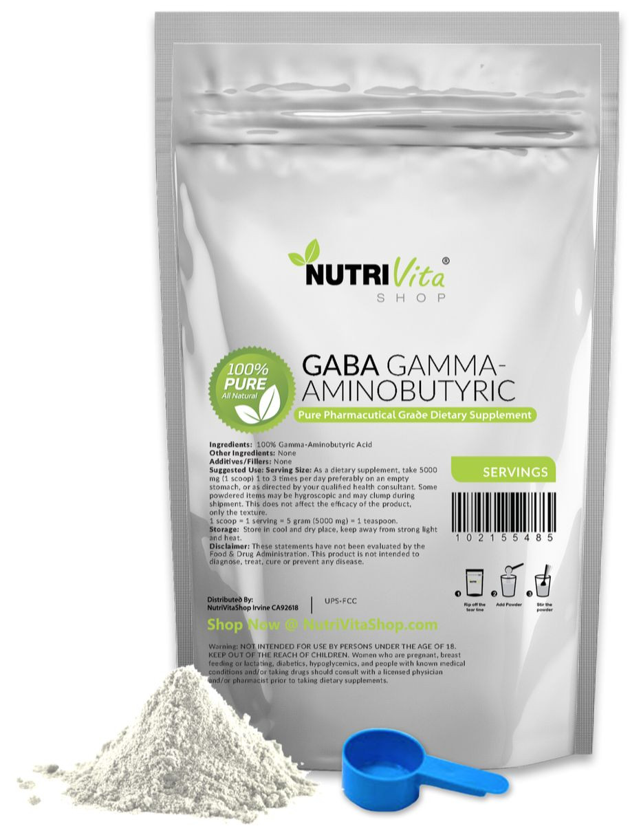 1.1lb (500g) NEW 100% PURE GABA GAMMA AMINOBUTYRIC ACID POWDER SLEEP