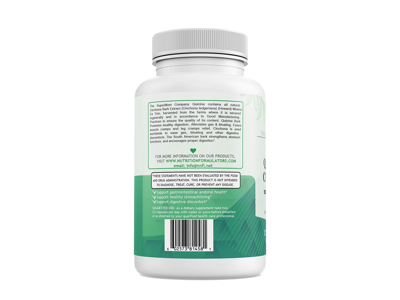 CINCHONA/QUININE Bark Extract Herbal Supplement 120 Count THE SUPERMOM COMPANY