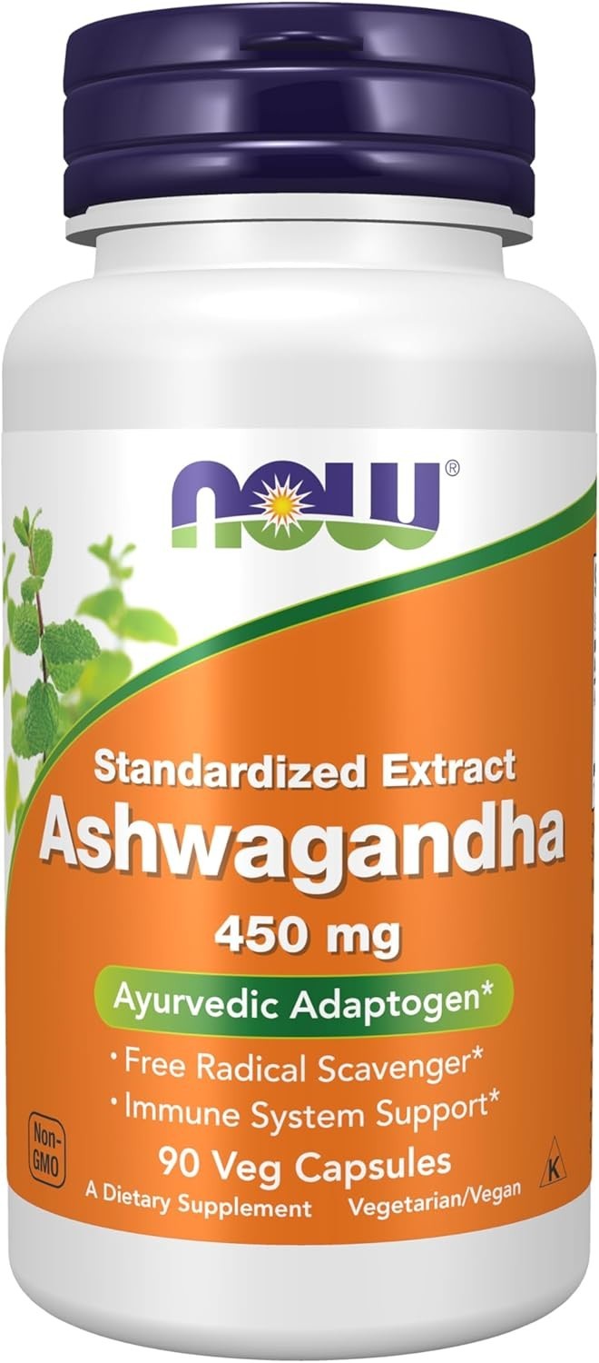 NOW Supplements, Ashwagandha (Withania somnifera) 450 mg (Standardized Extract),