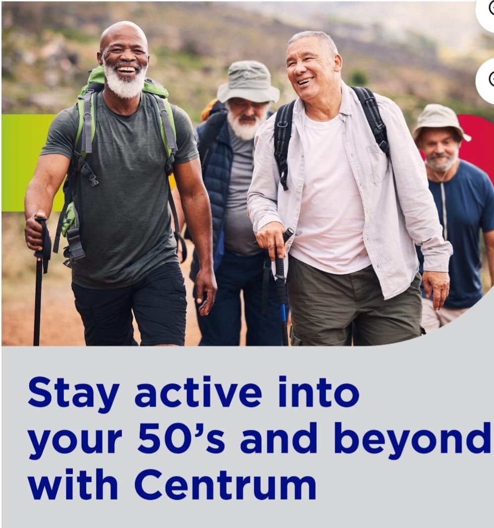Centrum Silver Men 50+ Multivitamin 100 Tablets Heart Brain Muscle Support