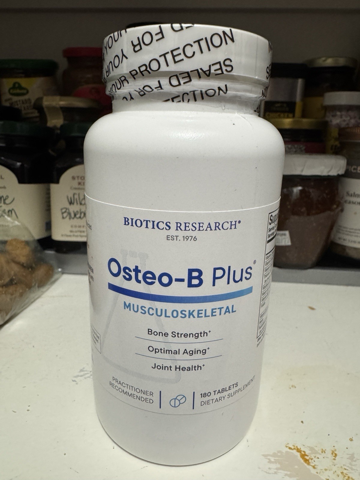 Biotics Research Osteo B Plus Optimal Bone Health Support, 180 Tab, Exp 10/2027
