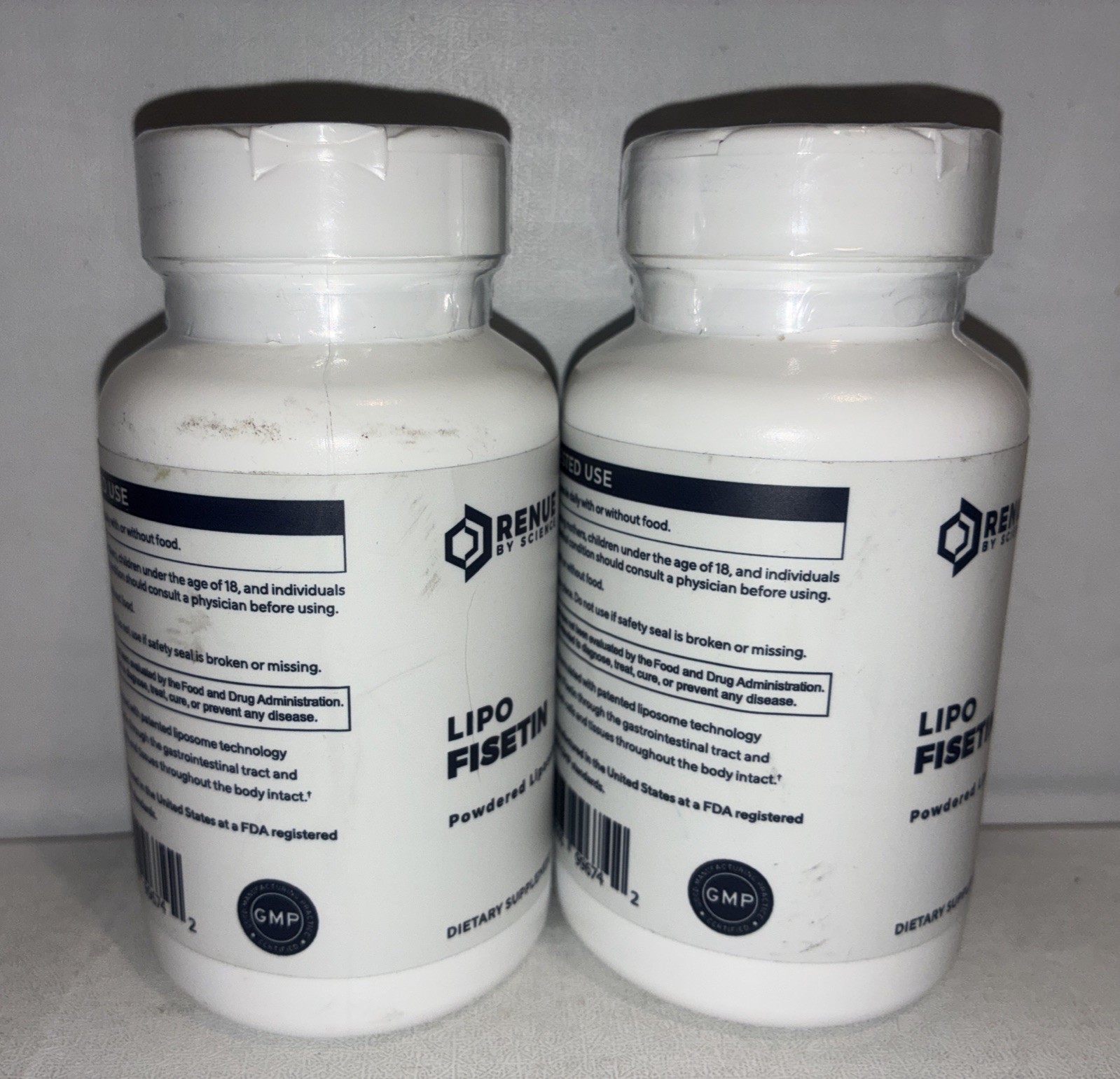 Lot Of 2-New Renue By Science Fisetin | 90 Caps/ Sealed