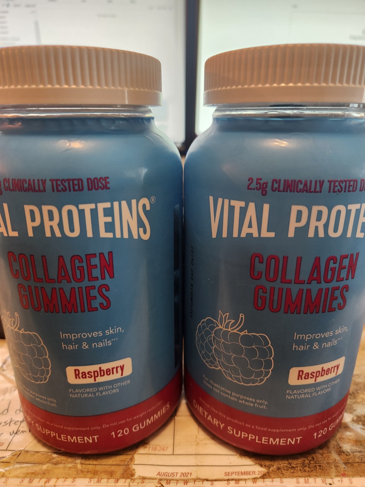 2-Vital Proteins Collagen Gummies, Raspberry 240 Count total