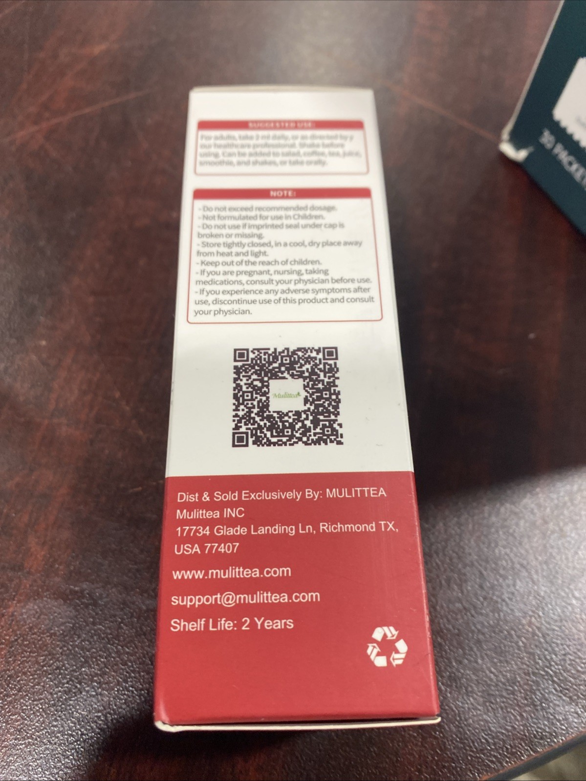Mulittea Methylated B Complex Liquid Drops 5000 mcg B12 + 1000 mcg Folate 30days