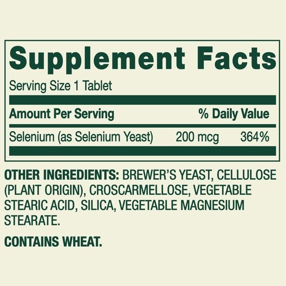 2 pack Spring Valley Selenium Immune Health Supplement Tablets, 200 mcg, 100 CT