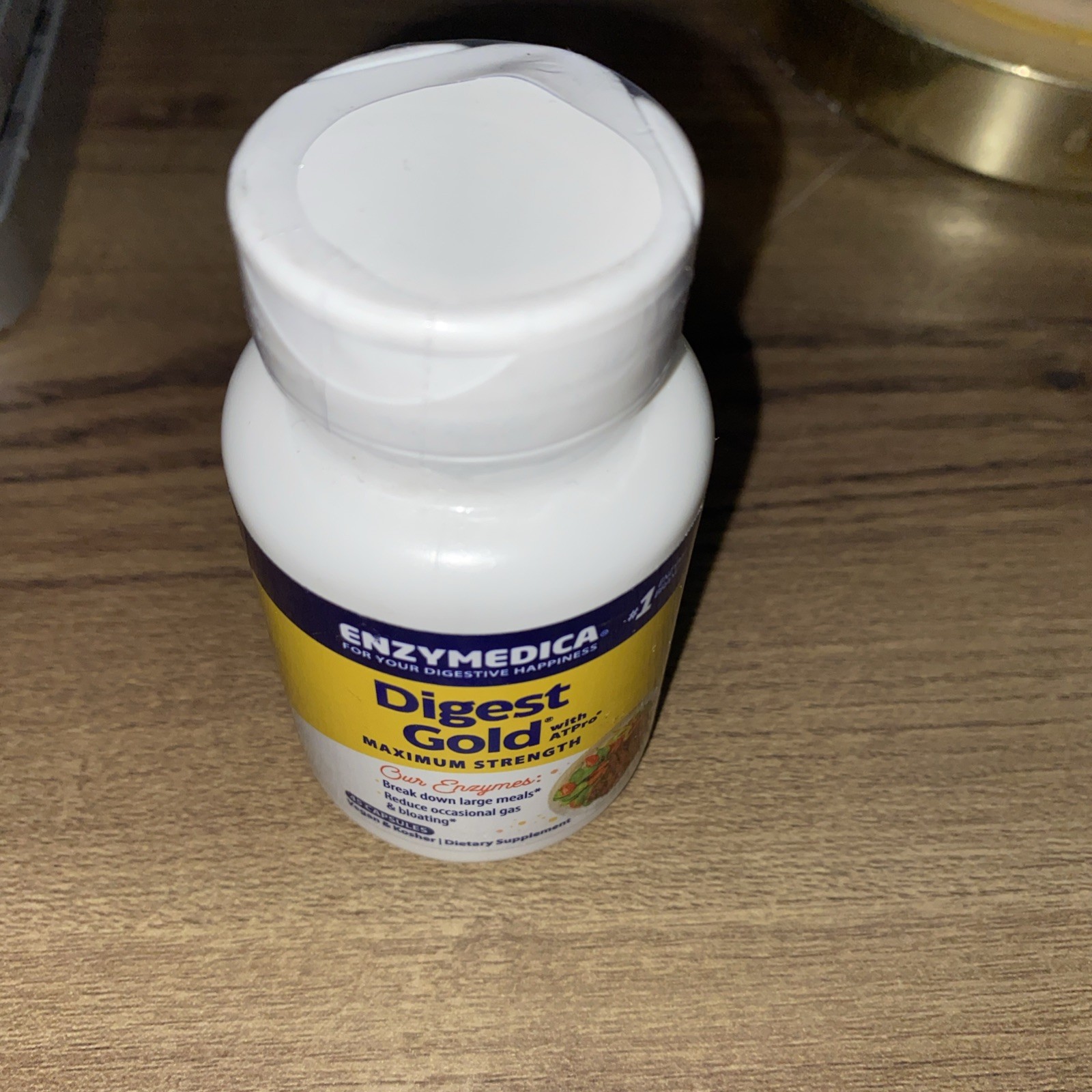 Enzymedica Digest Gold with ATPro 45 Capsules Casein-Free, Dairy-Free, Egg-Free,