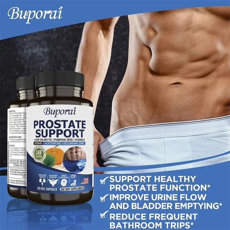 Prostate Support 240pcs, Regulate Hormonal, Prostate and Urinary Tract Health