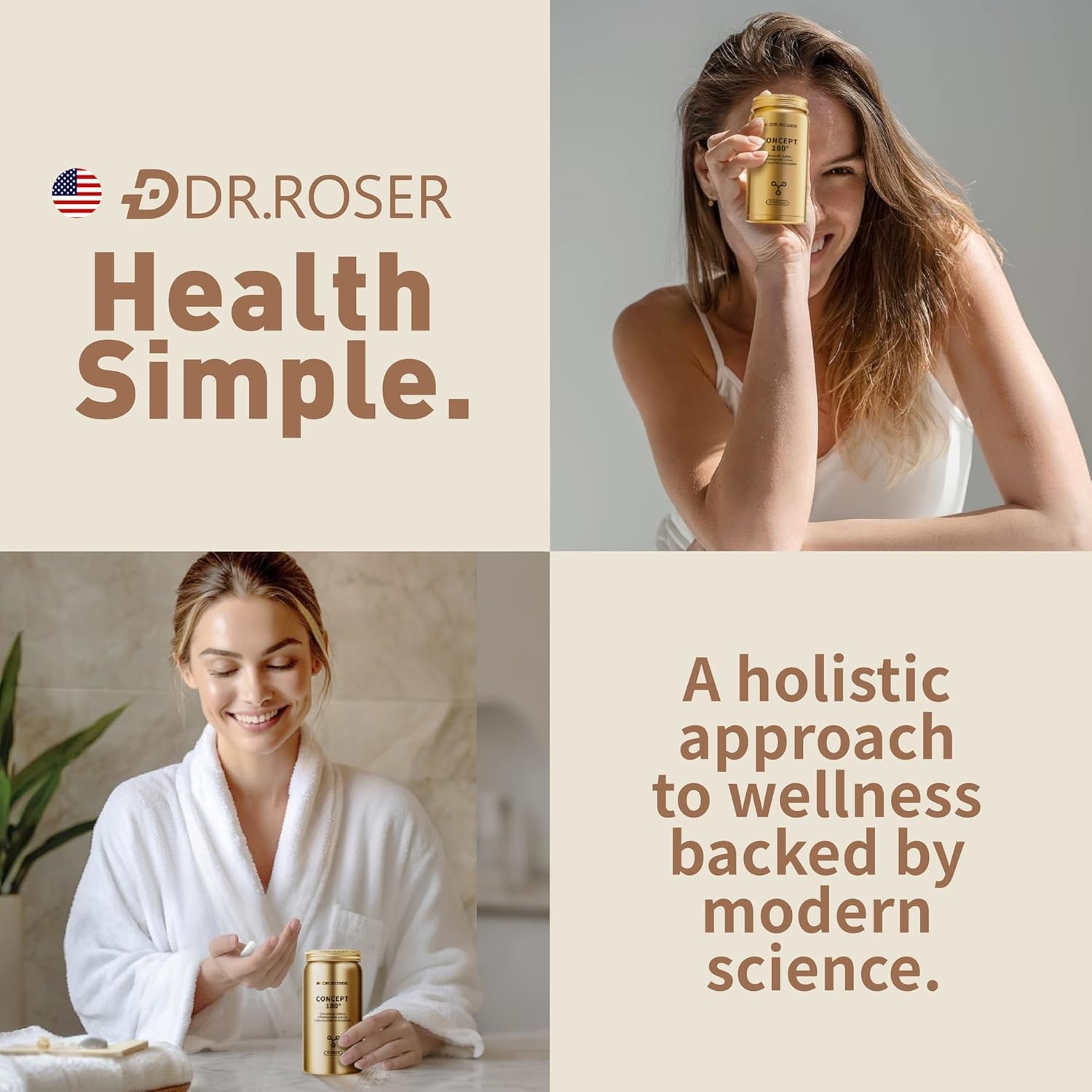 Dr Roser Concept 180 — 30 Capsules Dietary Supplement Exp 04/2028