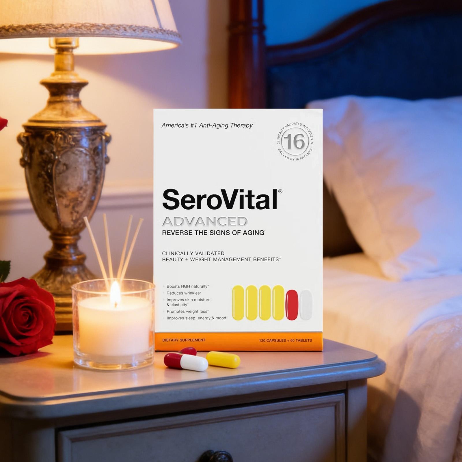 SeroVital Advanced Dietary Supplement 120 Capsules + 60 Tablets