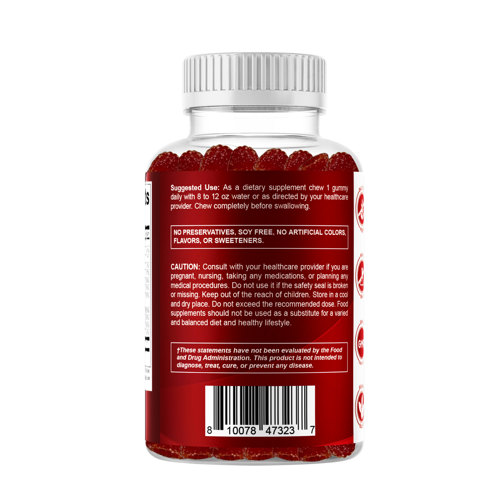 (3 Pack) Vitamatic Vitamin B Complex Gummies with Vitamin C & Inositol