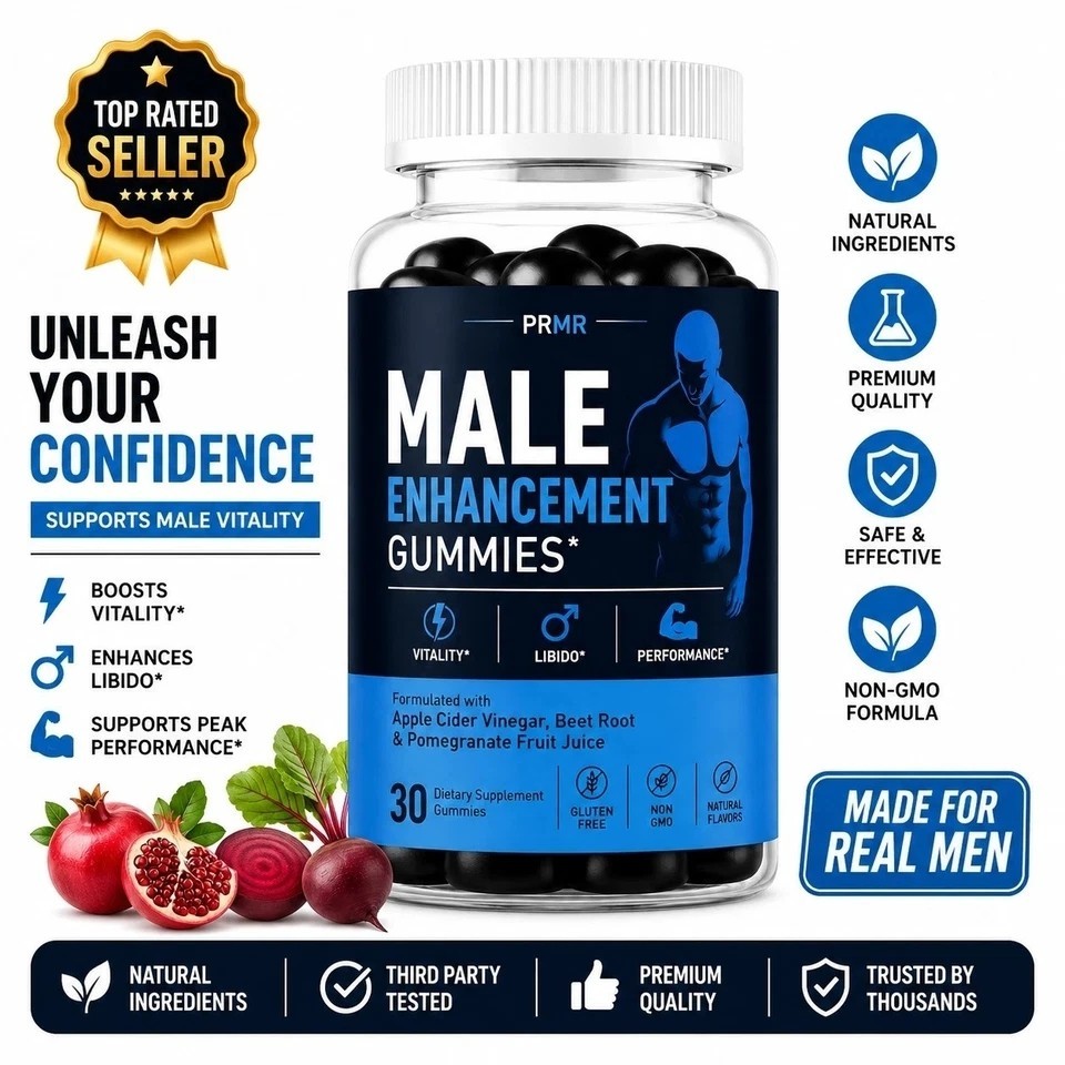 PRMR Gummys Male Health Support Vitamin Vital Health 30 Gummies
