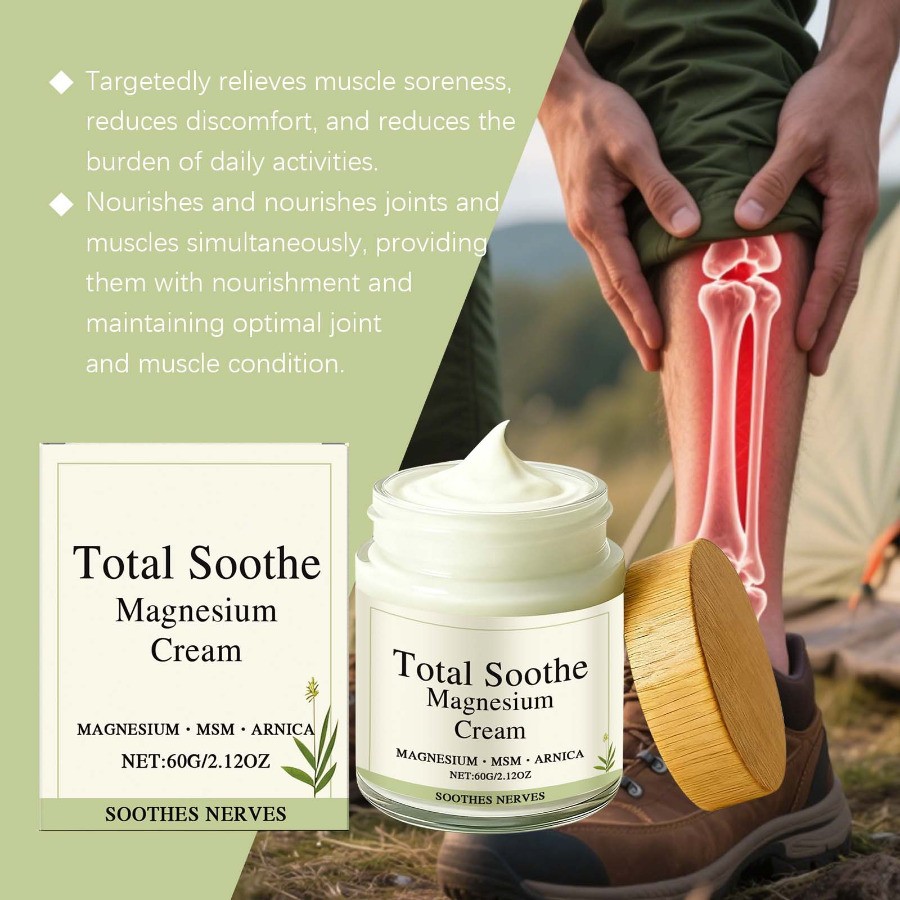 Total Soothe Magnesium Cream Total Relief Magnesium Creams Nerve Pain Relief~