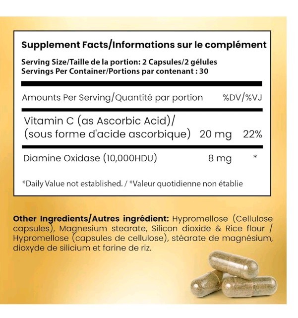 Infuse Allurè – Premium Histamine Block Supplement – Advanced Diamine Oxidase