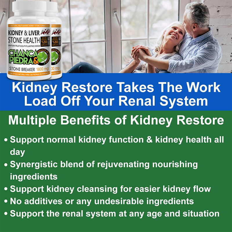 Kidney Detox,Natural Supplement Health Cleanse Kidney And Liver 30/60/120 Caps