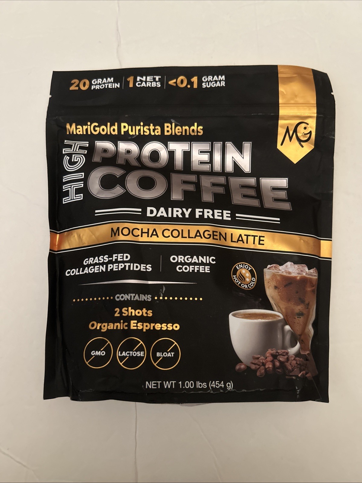 MariGold High Protein Collagen Coffee – Vanilla Collagen Latte EXP 12/2028