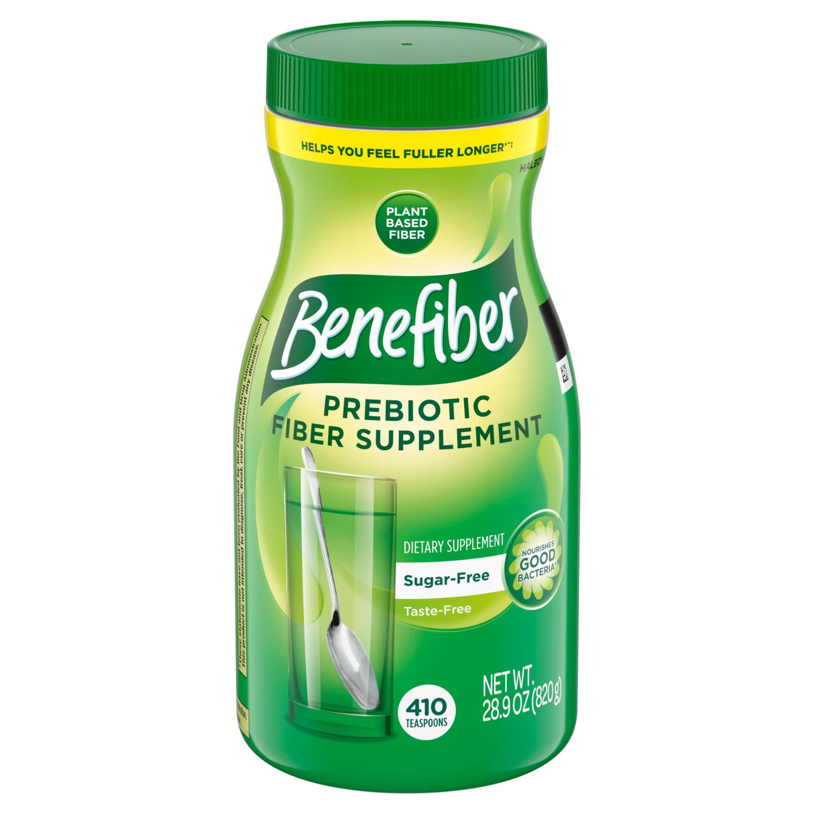 2 Pack – Benefiber Daily Prebiotic Fiber Supplement Powder, Unflavored, 28.9 oz.