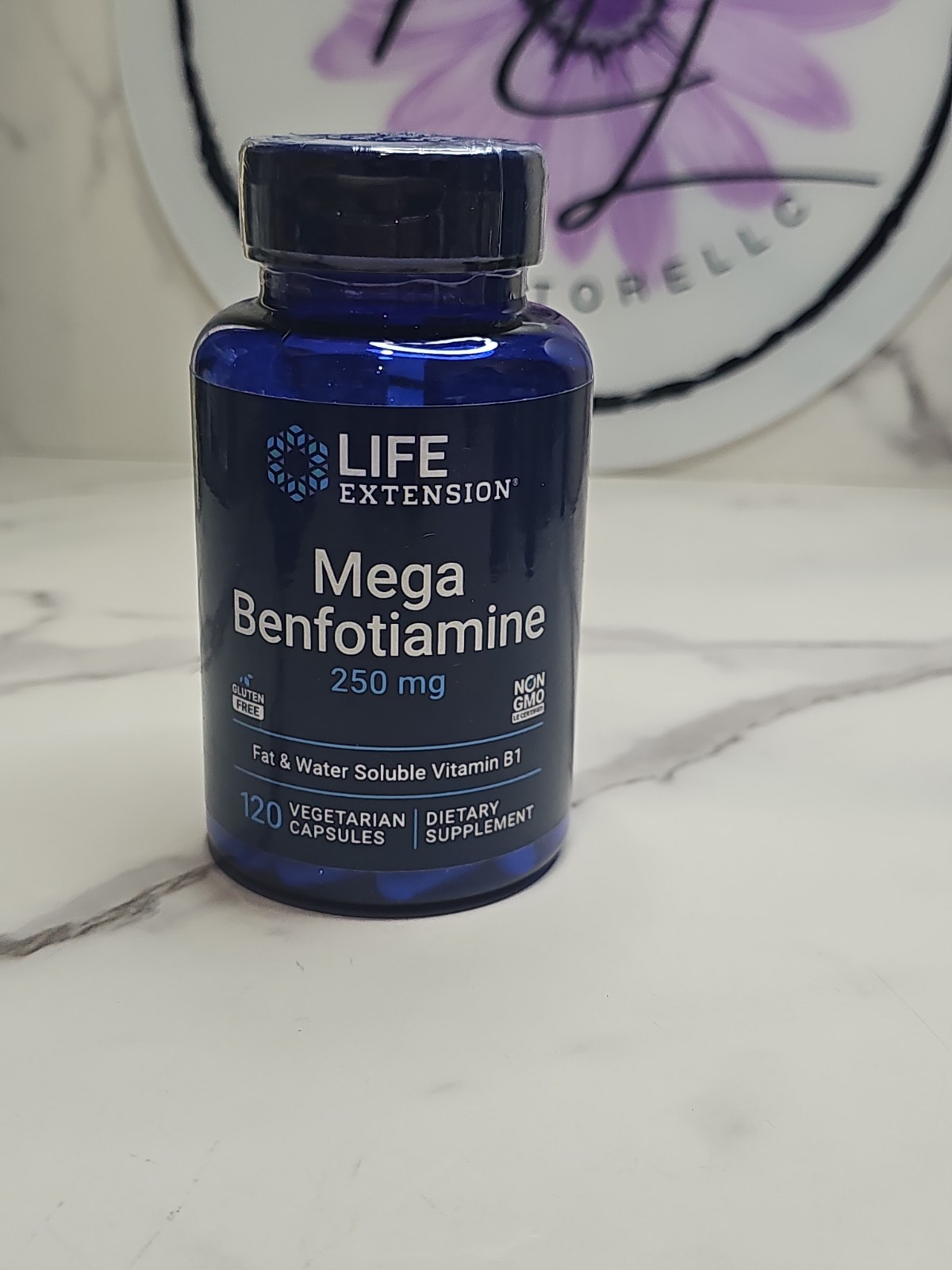 Life Extension MEGA BENFOTIAMINE 250mg 120 CAPSULES – 07/2026 Exp Date