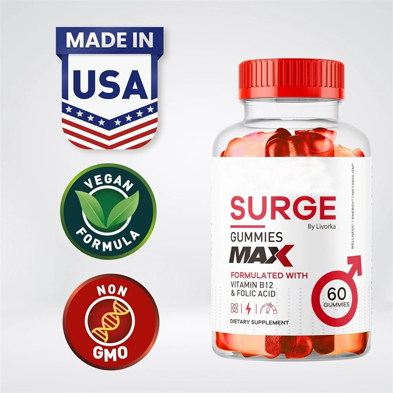 Vital Surge Male Gummies Maximum Strength Vital Surge Improved Formula 60-300PCS