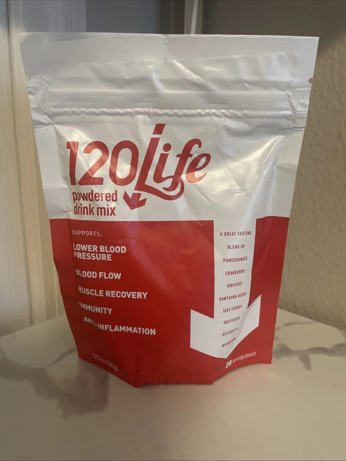 120/Life Blood Pressure Support Natural Beet Root Powder Drink Mix (28 SERVINGS)