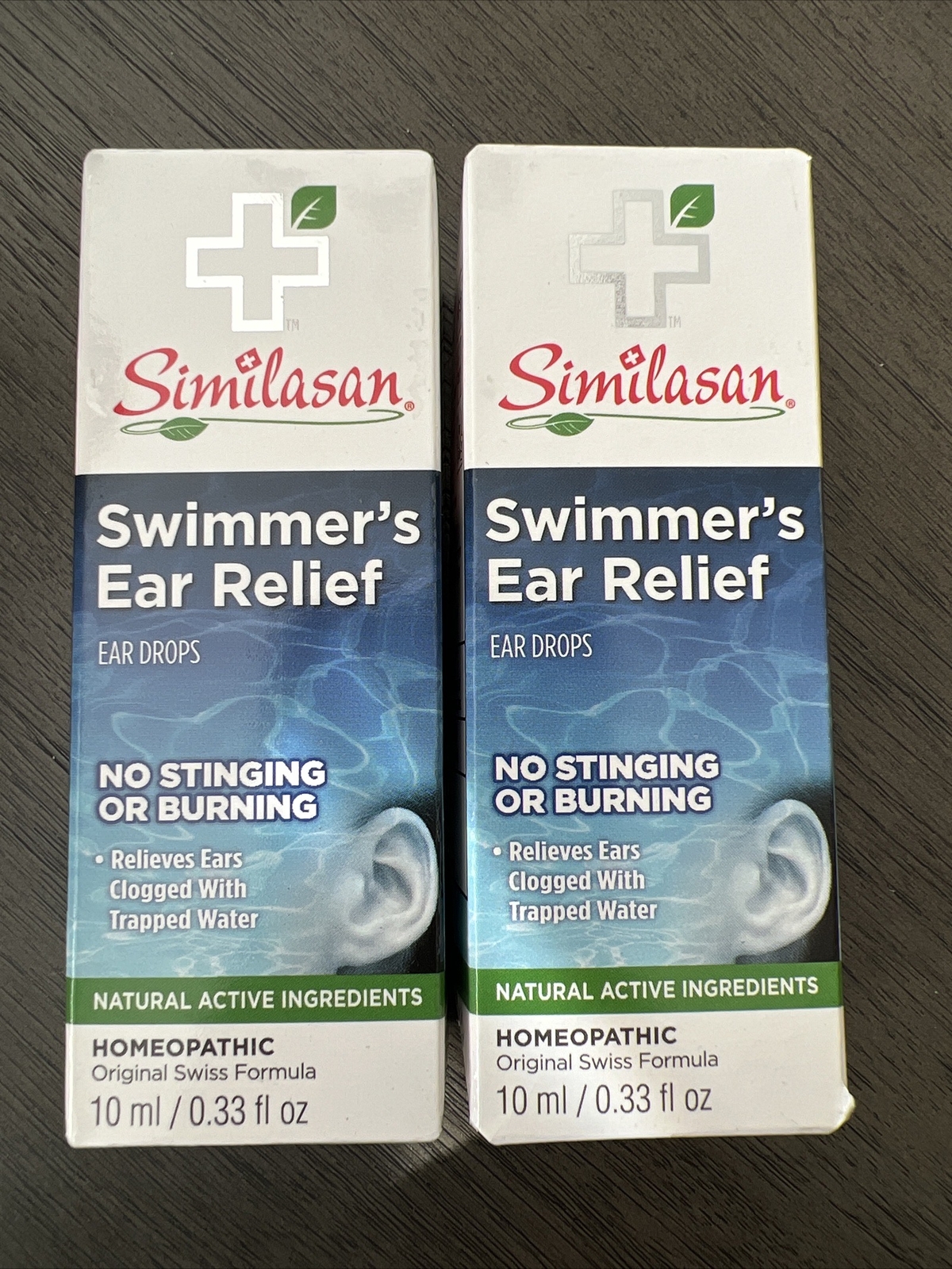 2~SIMILASAN SWIMMER’S EAR RELIEF EAR DROPS ~0.33 EA. BOX – EXP. 10/2026 💦