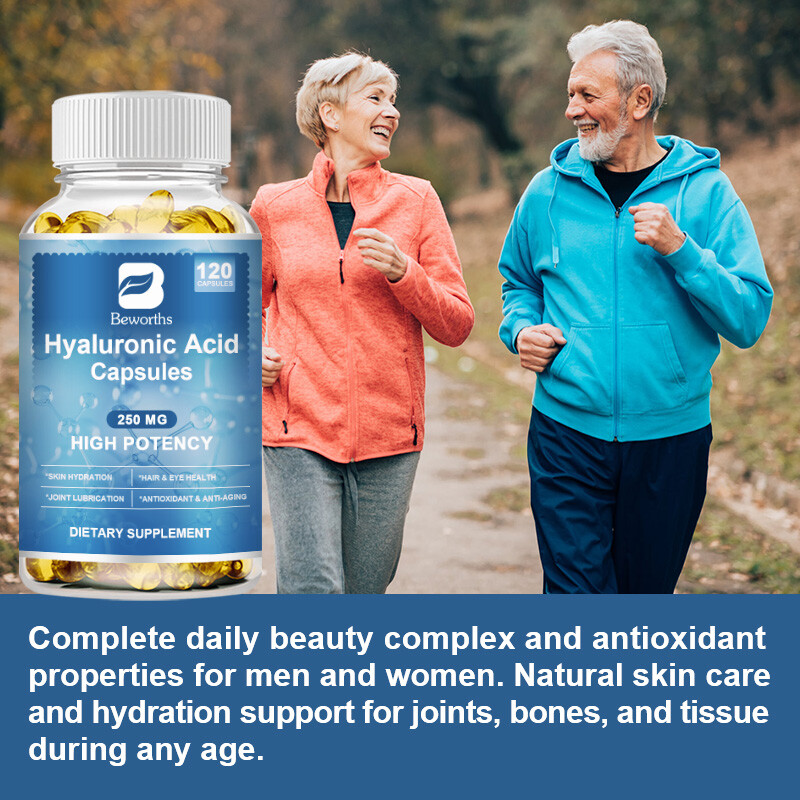 Hyaluronic Acid Capsules Supplement Support Healthy Joints Help Reduce Wrinkles
