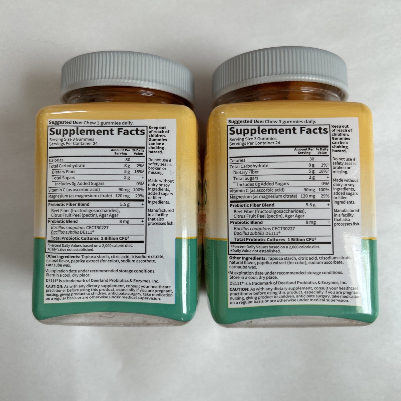 (2) Garden of Life Dr. Formulated Fiber Plus Gummy, 72 Gummies Each, Exp. 04/27