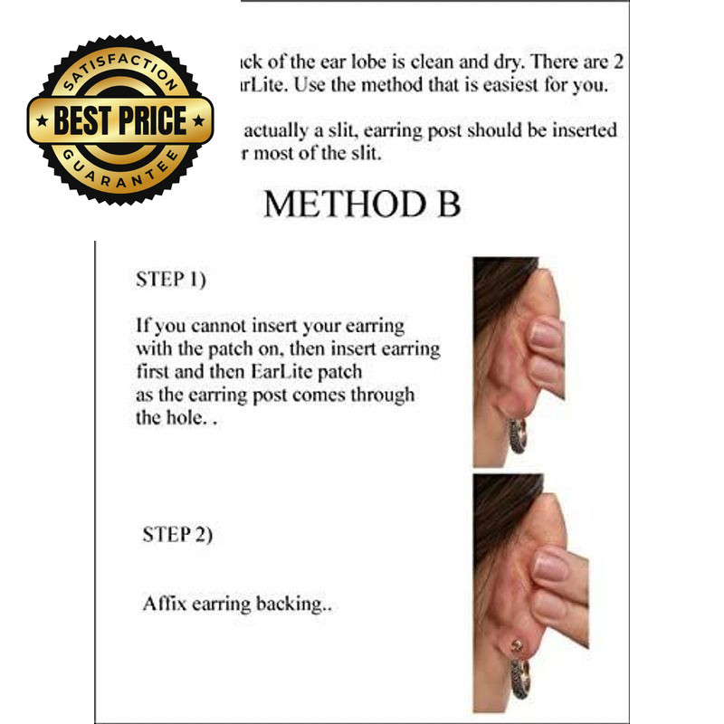 EarLite 180 (60 Ea X 3 packs) Invisible Earring 60 Count (Pack of 3), CLEAR