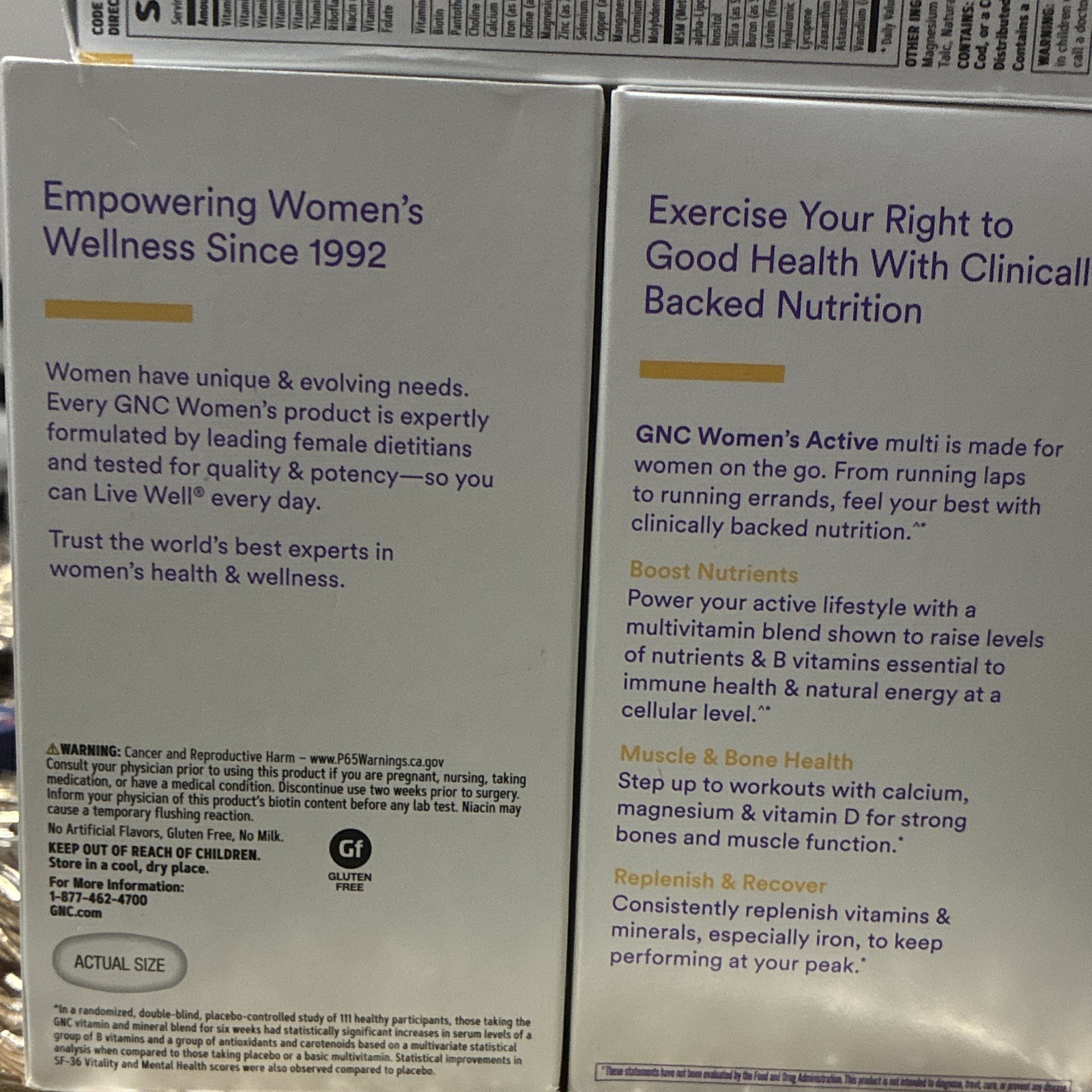 GNC Women’s Active Multivitamin Timed-Release Gluten-Free 180 Caplets
