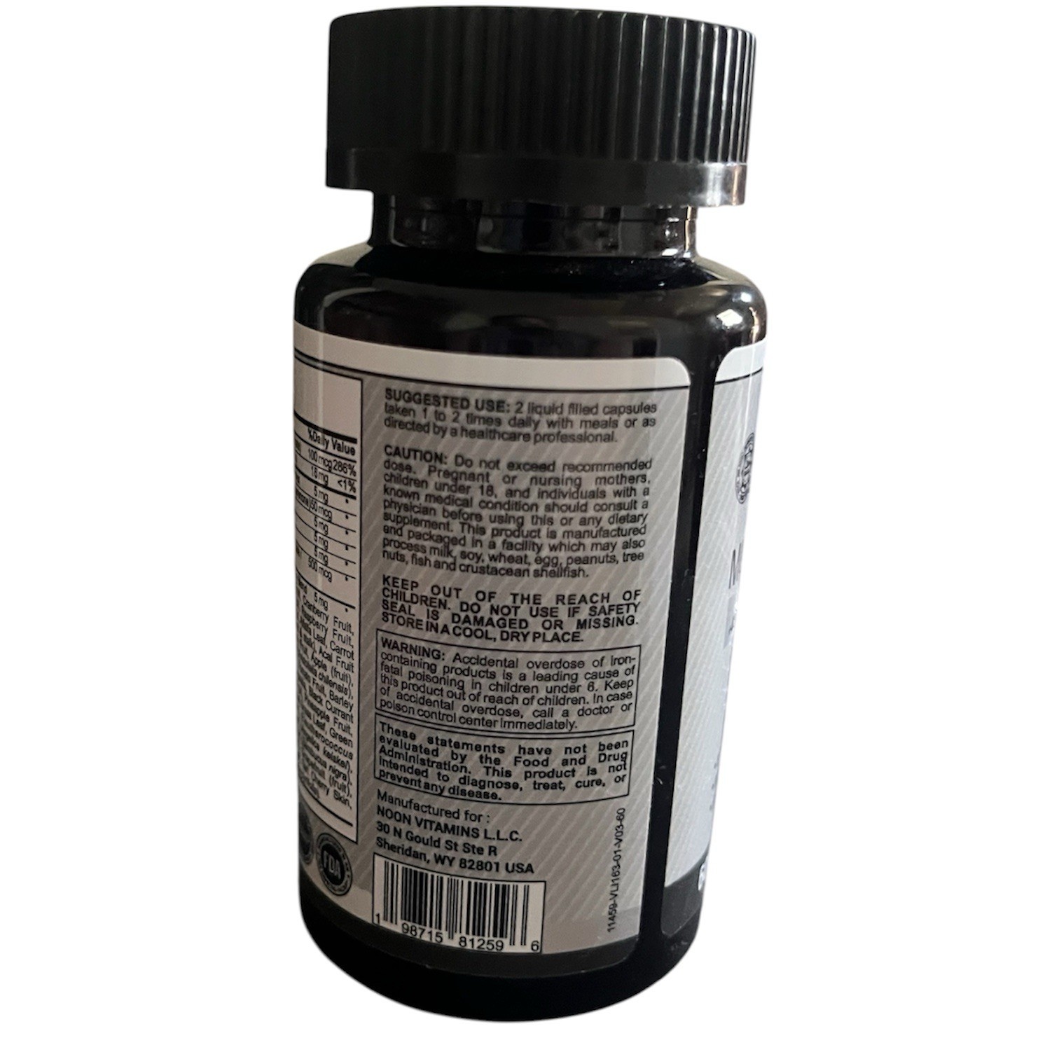 Noon Vitamins Bariatric Multivitamins 30 Day Supply