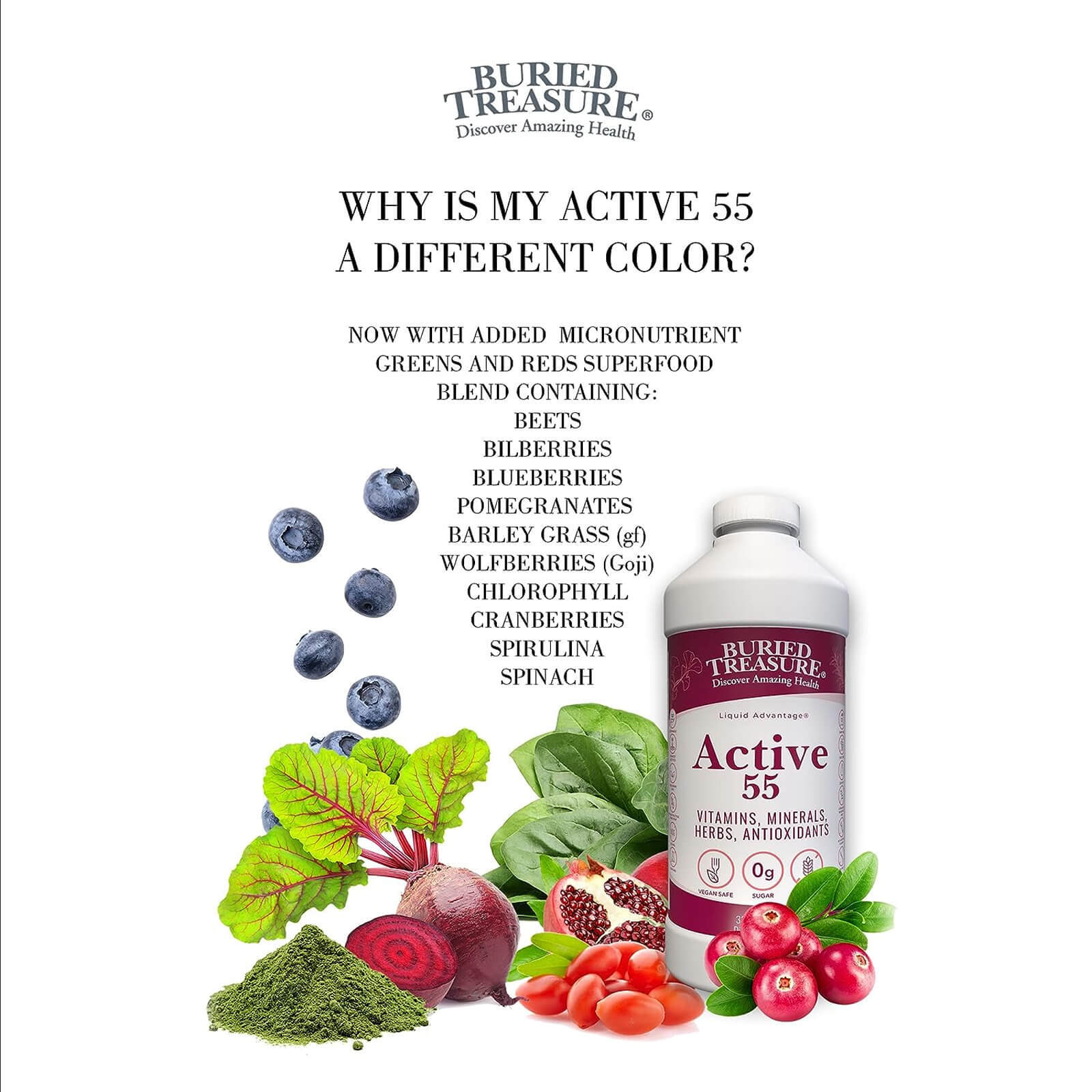 Buried Treasure Active 55 Plus 32 fl oz