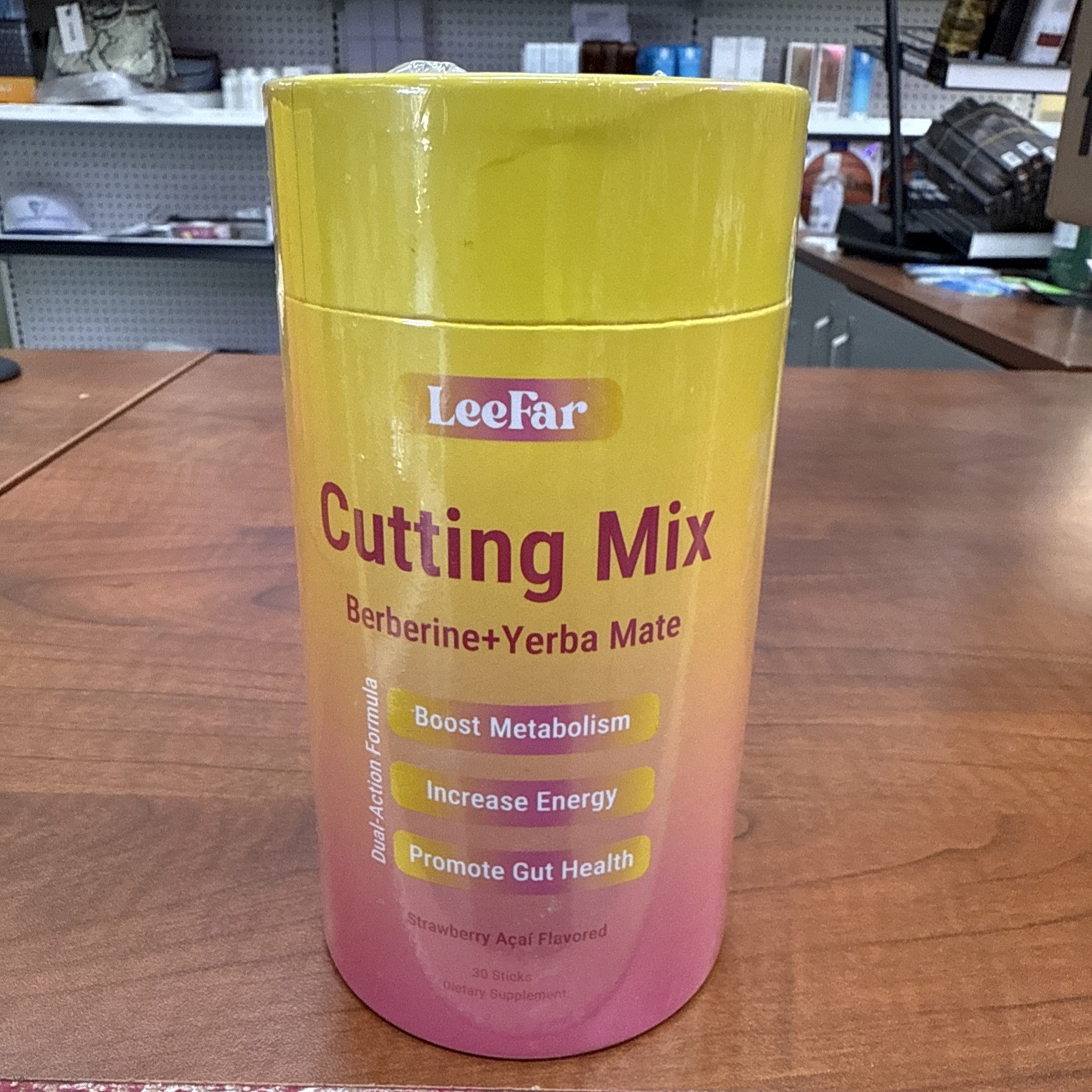 Leefar Cutting Drink Mix Berberine Chromium 5-HTP Yerba Mate Magnesium Exp 01/28