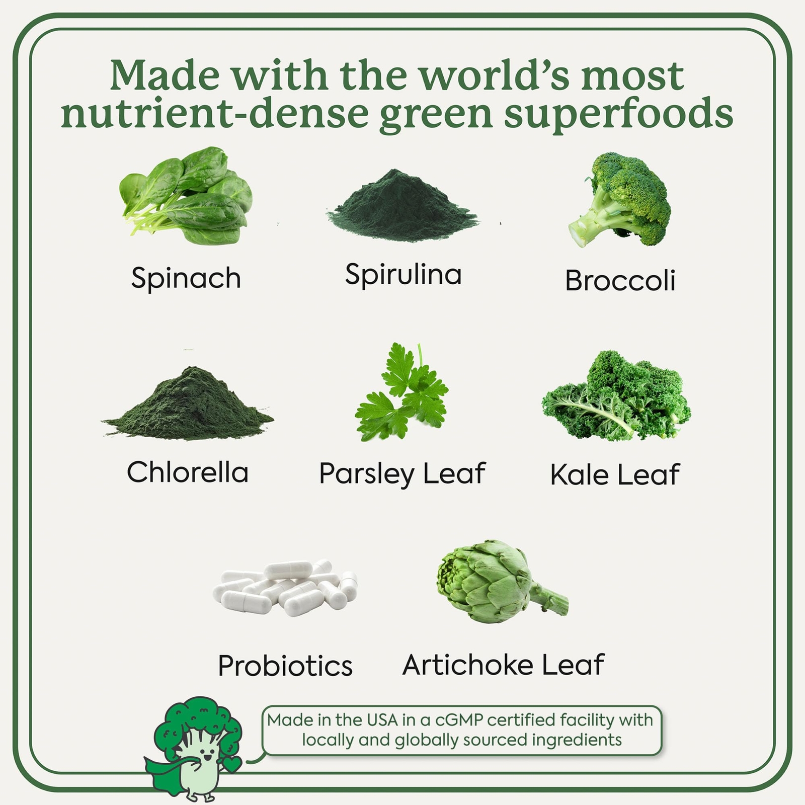 KIDS SUPER VEGGIE GUMMIES Green Apple Flavor 30ct 2 Pack WONDERGREENS
