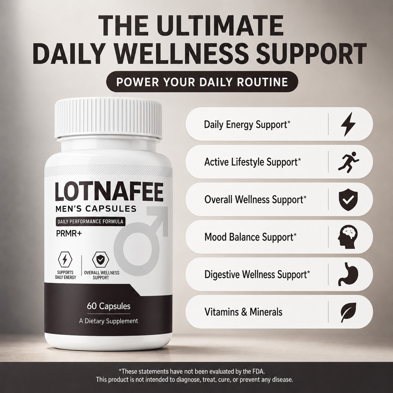 Lotnafee,Capsules, Lotnafee, Premium Performance Supplement – (60 Capsules)
