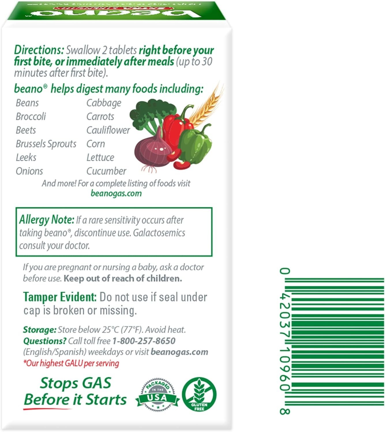 Digestive Enzyme Gas Relief Tablets for Adults Prevents Bloating Discomfort