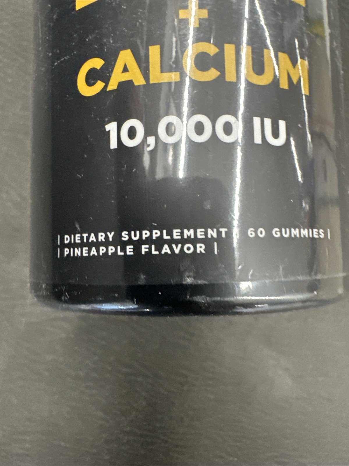 NEW ELEMENTS Vitamin D3 K2 + Calcium Gummies 10,000 IU 60 Count Exp 07/2026