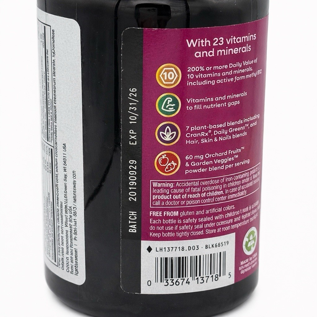 Nature’s Way Alive! Women’s Ultra Multivitamin -150 Tablets, Exp. 10/2026