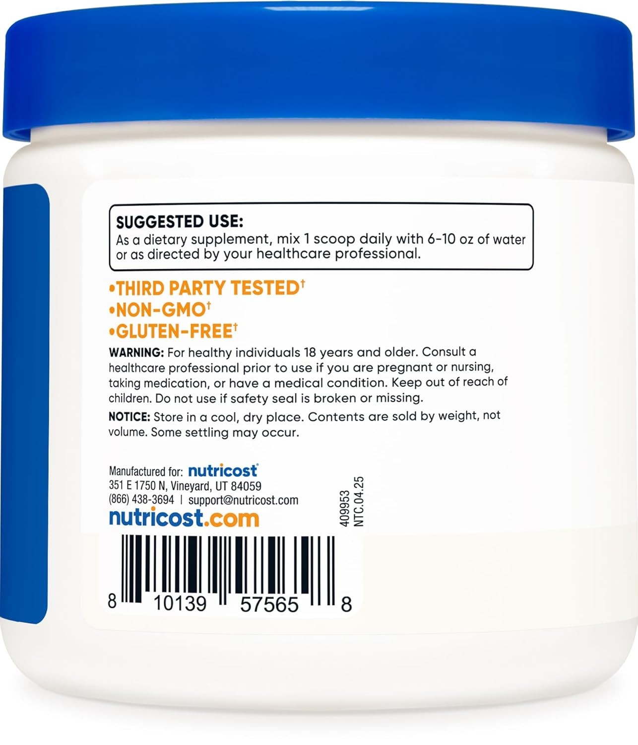 D Mannose Powder Non GMO Gluten Free Urinary Tract UTI Relief Supplement 3.6 Oz