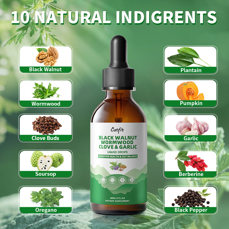 2oz Parasite Cleanse Tincture/Extract-Wormwood, Black Walnut Hull, Clove