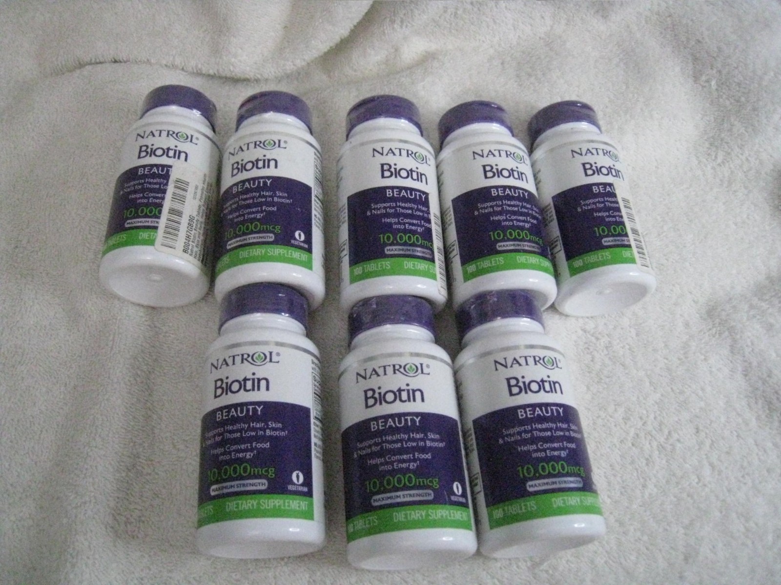 8×100 Natrol Biotin 10,000 mcg Max Strength Tablet PAST DATE 12/2024 REDUCED$$$