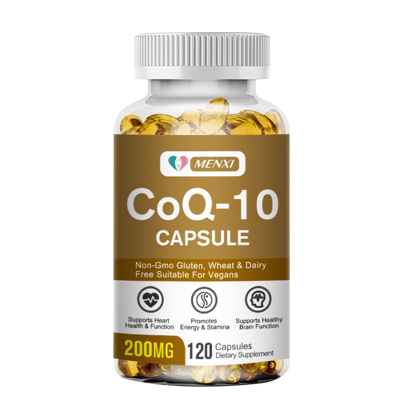 CoQ10 – Co Enzyme Pure Ubiquinone CQ10 Of Coenzyme Q10 200mg, 2 x 120 Capsules