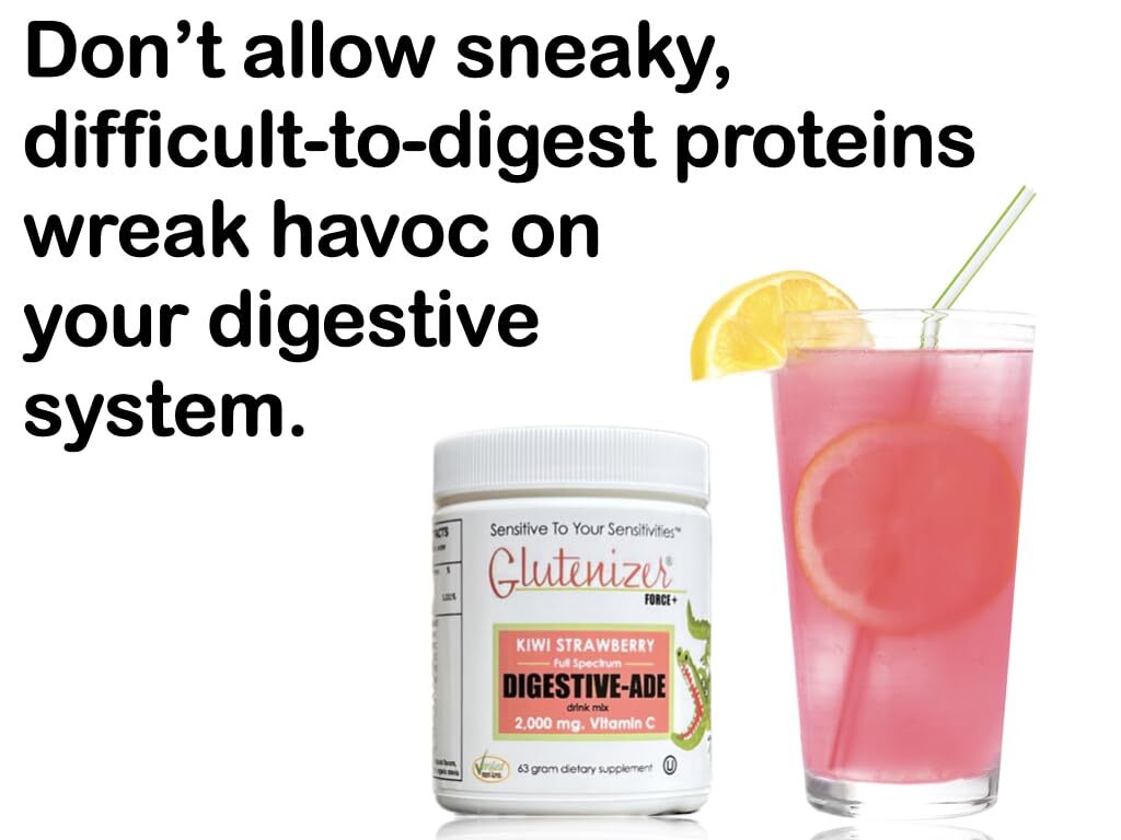 Sufficient C Glutenizer Force Plus Kiwi-Strawberry Digestive Drink Mix 2000mg
