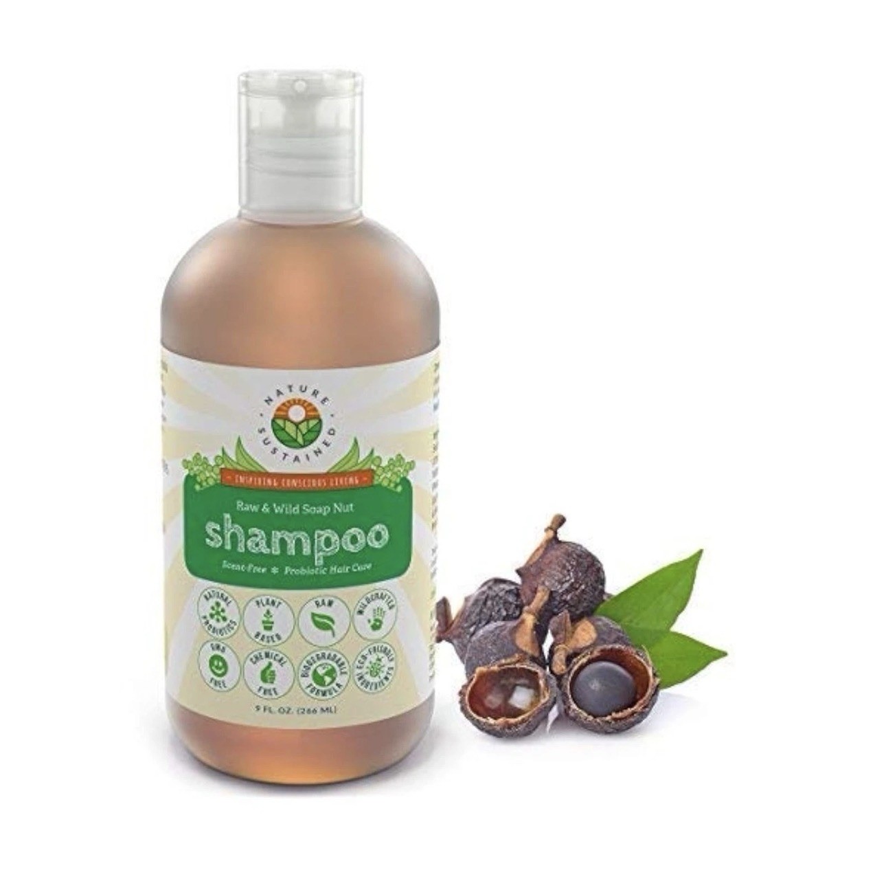 Natural Shampoo – Organic, Raw & Wildcrafted with Probiotics, Hypoa… Fast Ship